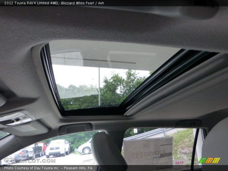 Blizzard White Pearl / Ash 2012 Toyota RAV4 Limited 4WD