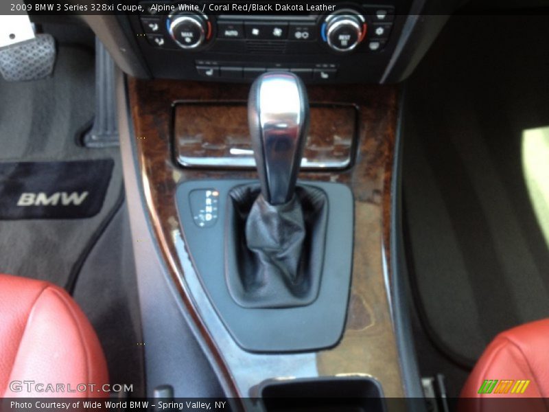Alpine White / Coral Red/Black Dakota Leather 2009 BMW 3 Series 328xi Coupe