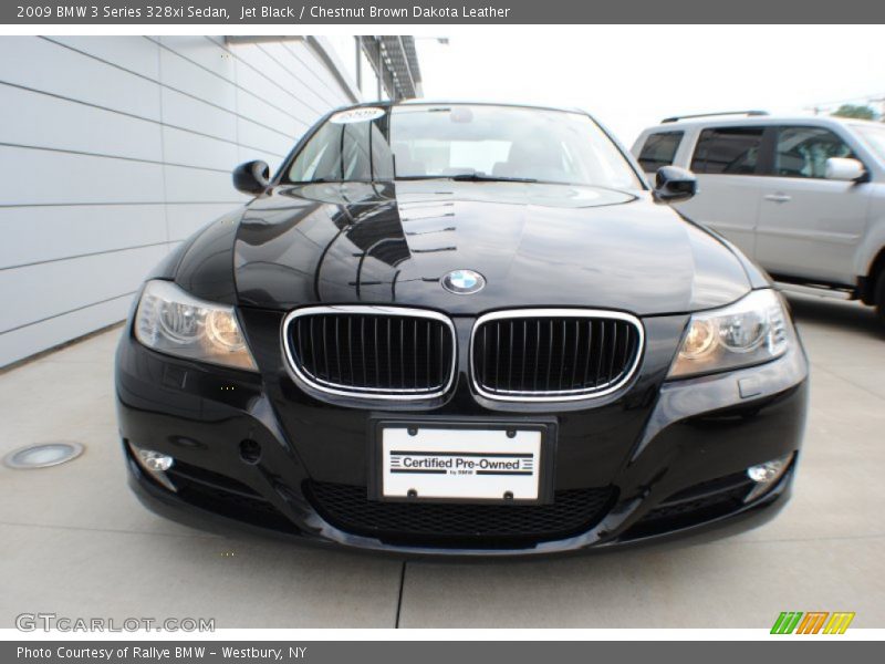 Jet Black / Chestnut Brown Dakota Leather 2009 BMW 3 Series 328xi Sedan