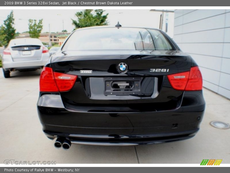 Jet Black / Chestnut Brown Dakota Leather 2009 BMW 3 Series 328xi Sedan