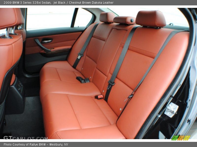Jet Black / Chestnut Brown Dakota Leather 2009 BMW 3 Series 328xi Sedan