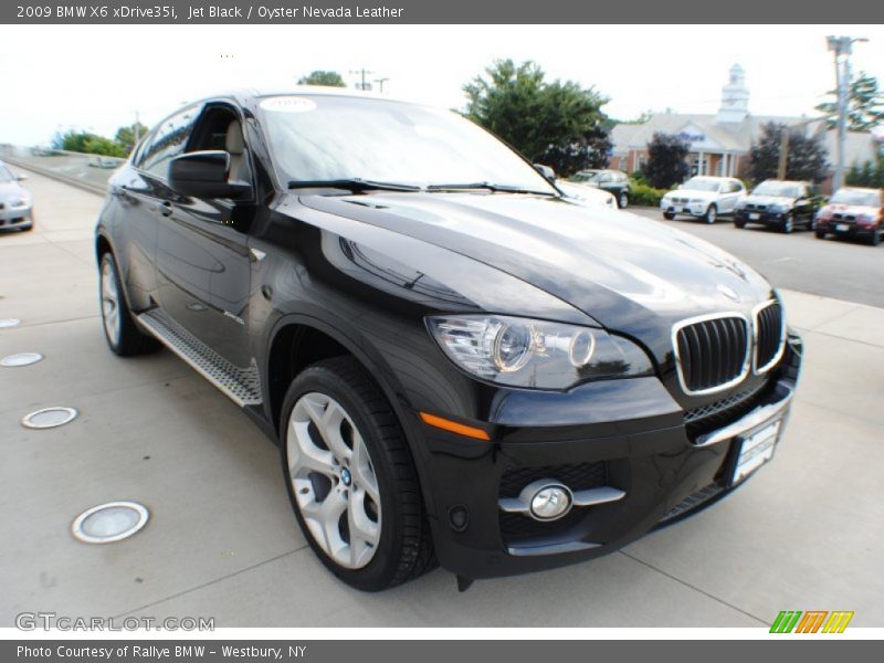 Jet Black / Oyster Nevada Leather 2009 BMW X6 xDrive35i