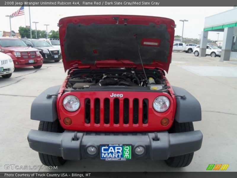Flame Red / Dark Slate Gray/Med Slate Gray 2008 Jeep Wrangler Unlimited Rubicon 4x4