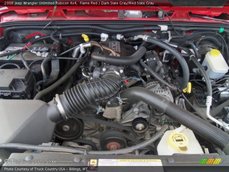 Flame Red / Dark Slate Gray/Med Slate Gray 2008 Jeep Wrangler Unlimited Rubicon 4x4