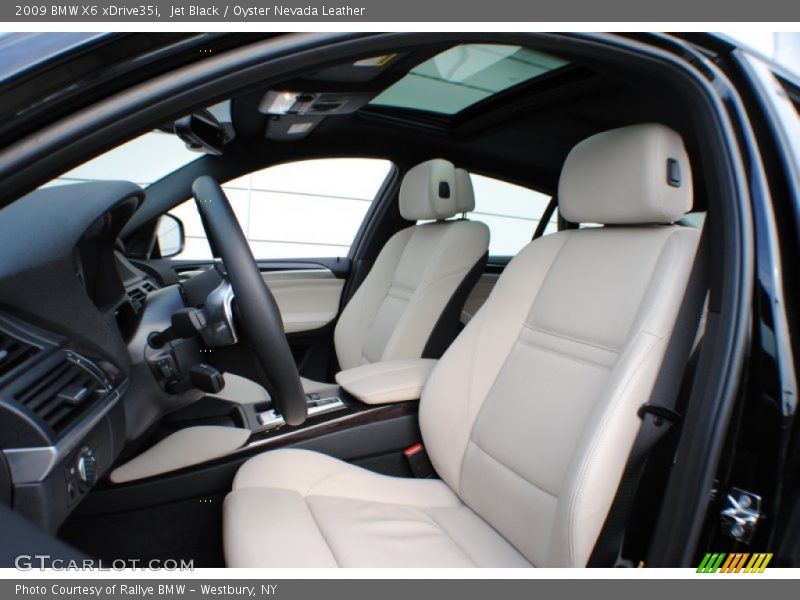 Jet Black / Oyster Nevada Leather 2009 BMW X6 xDrive35i