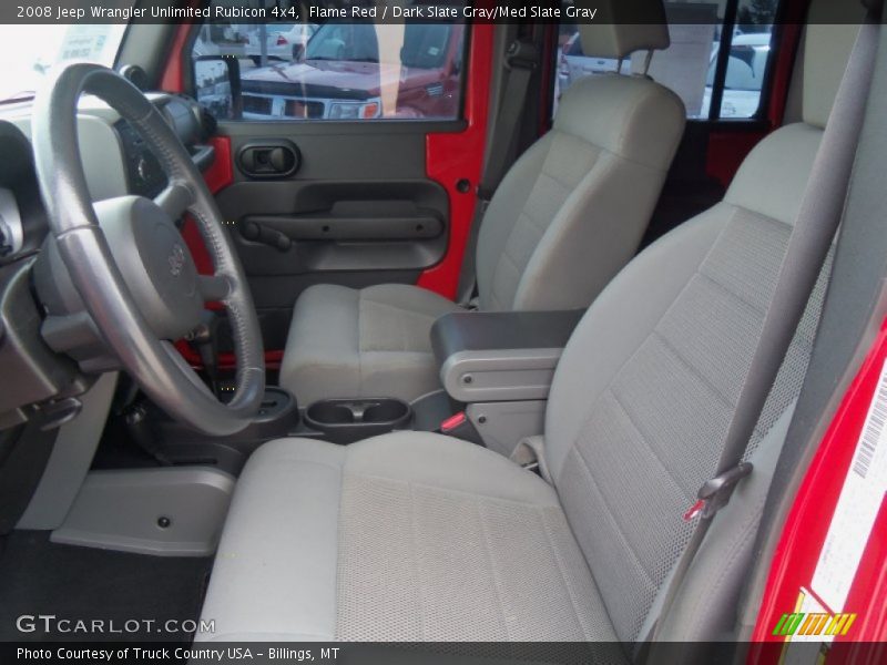 Flame Red / Dark Slate Gray/Med Slate Gray 2008 Jeep Wrangler Unlimited Rubicon 4x4
