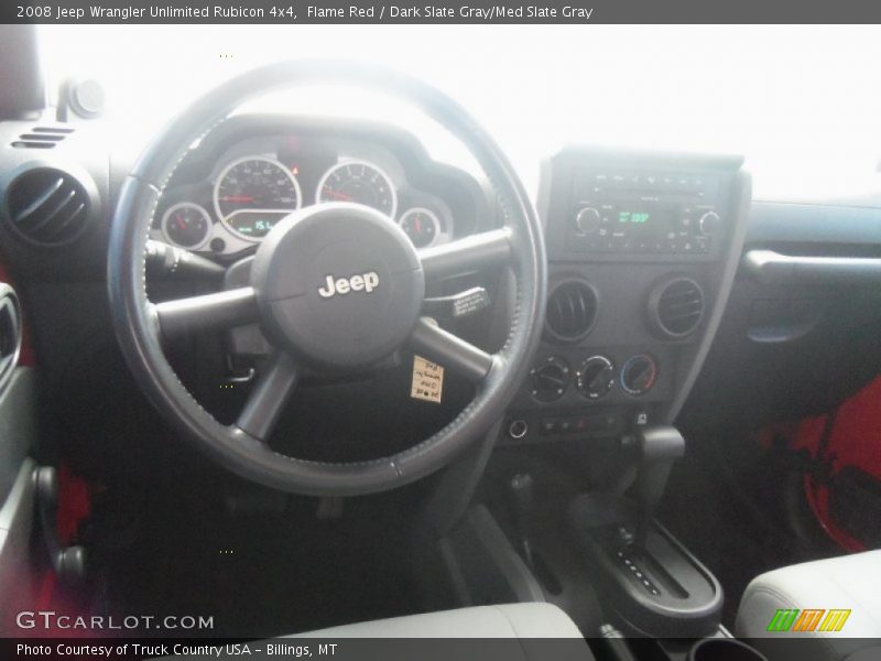 Flame Red / Dark Slate Gray/Med Slate Gray 2008 Jeep Wrangler Unlimited Rubicon 4x4