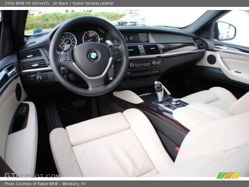 Jet Black / Oyster Nevada Leather 2009 BMW X6 xDrive35i