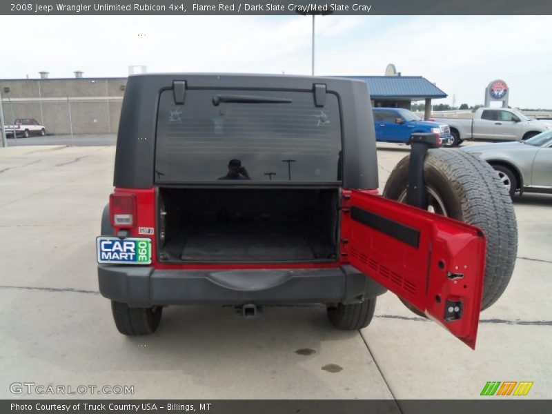 Flame Red / Dark Slate Gray/Med Slate Gray 2008 Jeep Wrangler Unlimited Rubicon 4x4