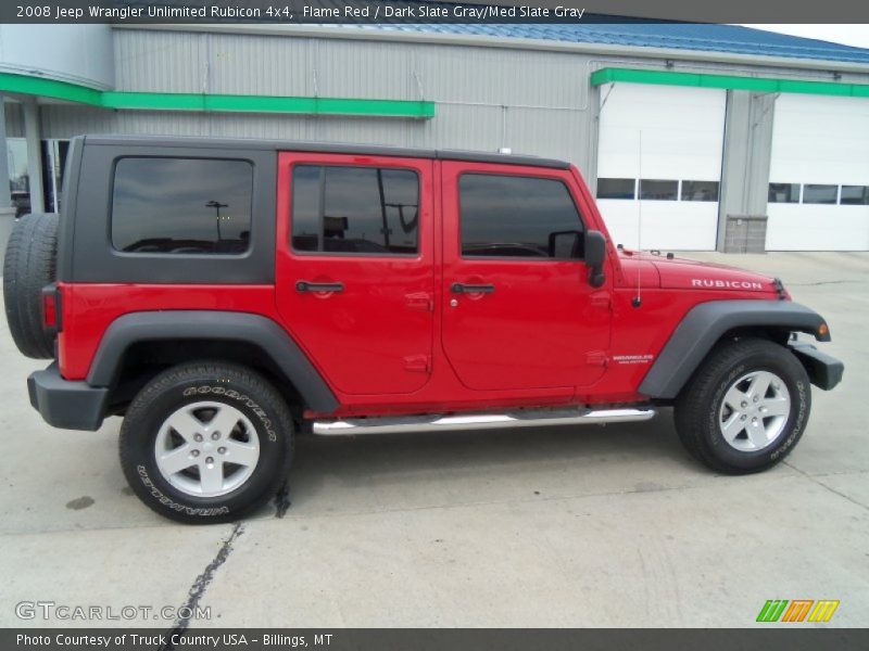 Flame Red / Dark Slate Gray/Med Slate Gray 2008 Jeep Wrangler Unlimited Rubicon 4x4