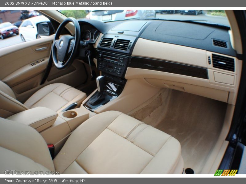Monaco Blue Metallic / Sand Beige 2009 BMW X3 xDrive30i