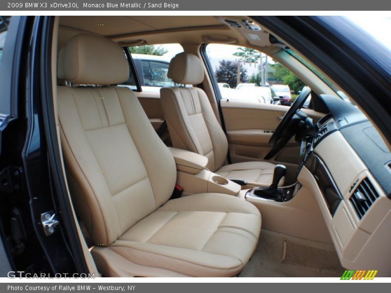 Monaco Blue Metallic / Sand Beige 2009 BMW X3 xDrive30i