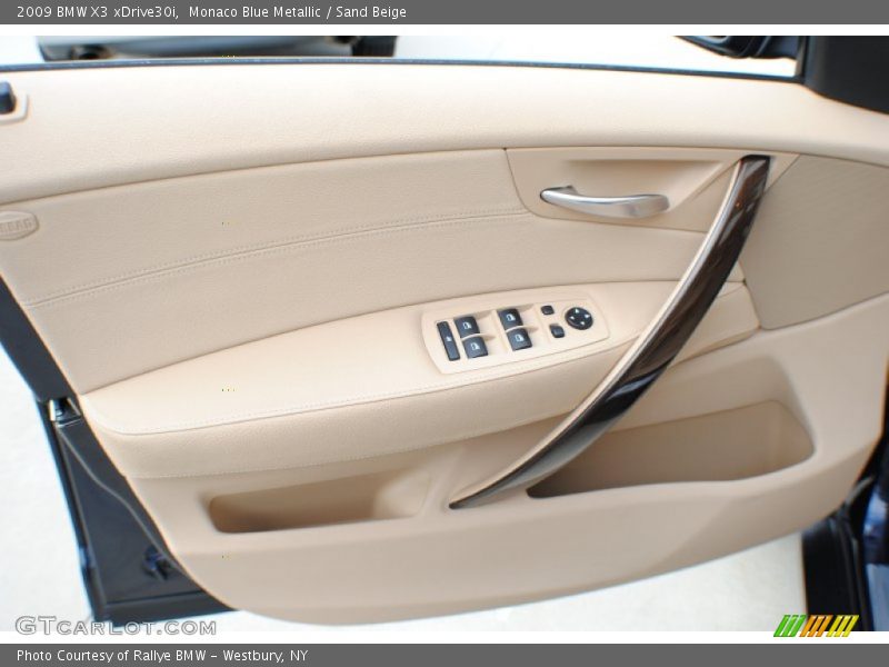 Monaco Blue Metallic / Sand Beige 2009 BMW X3 xDrive30i