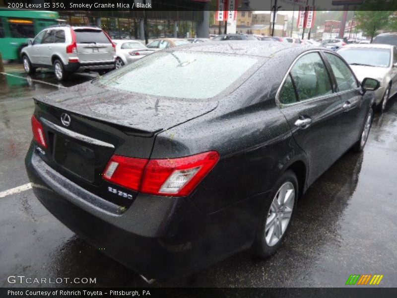 Smokey Granite Mica / Black 2009 Lexus ES 350