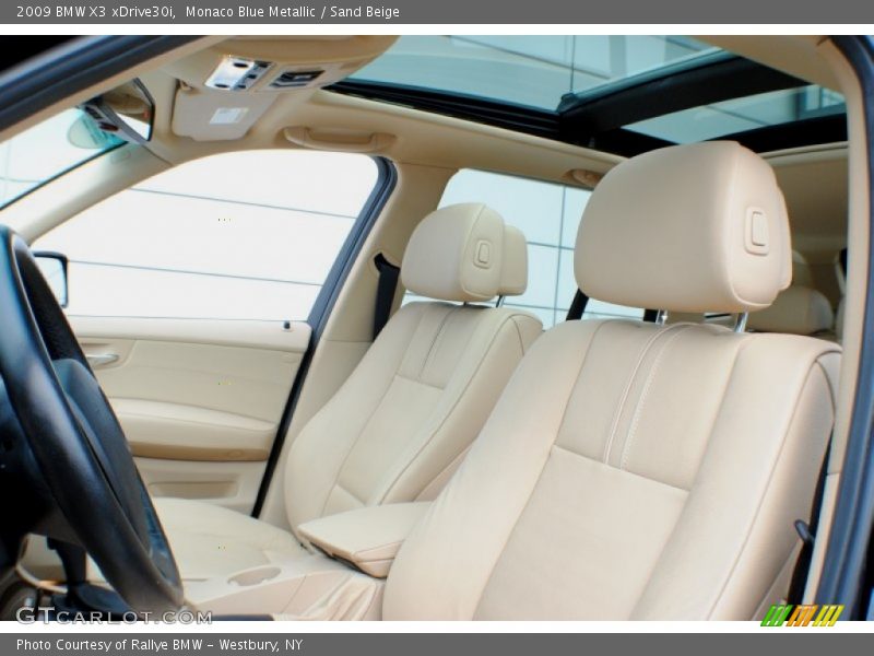 Monaco Blue Metallic / Sand Beige 2009 BMW X3 xDrive30i