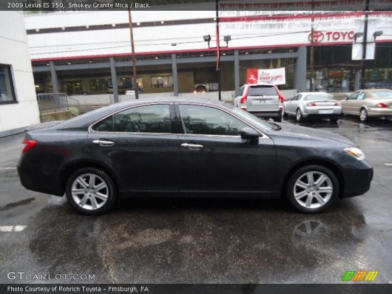 Smokey Granite Mica / Black 2009 Lexus ES 350