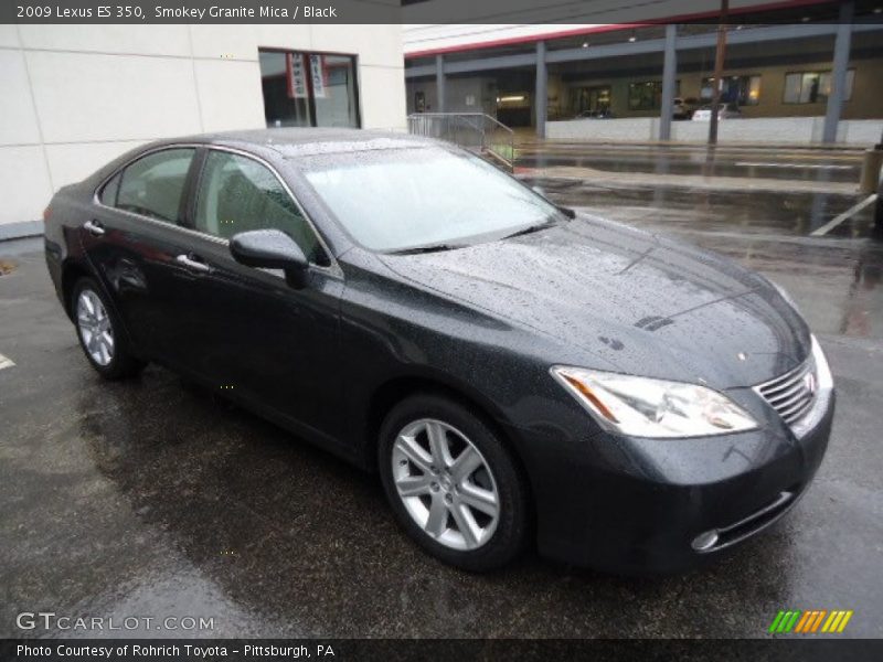 Smokey Granite Mica / Black 2009 Lexus ES 350