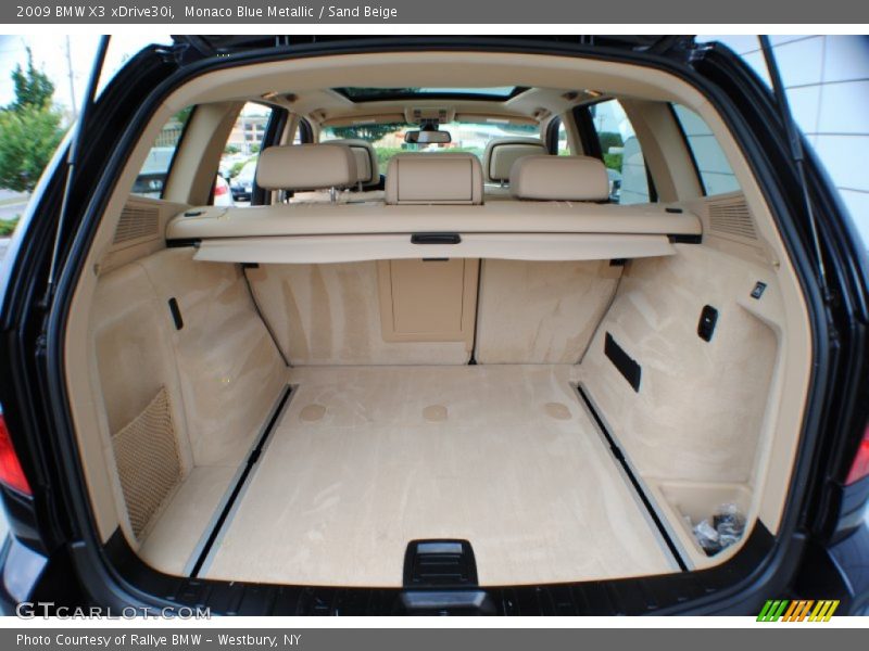 Monaco Blue Metallic / Sand Beige 2009 BMW X3 xDrive30i