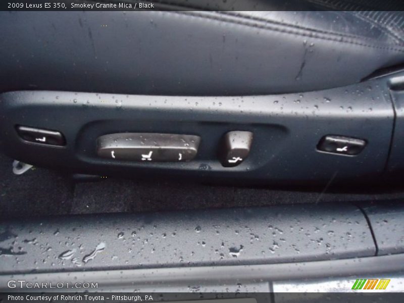 Smokey Granite Mica / Black 2009 Lexus ES 350