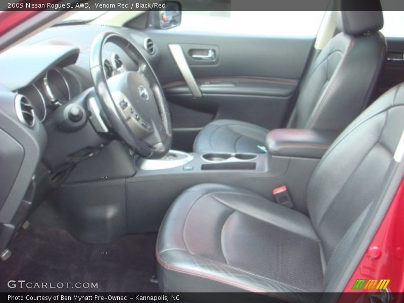 Venom Red / Black/Red 2009 Nissan Rogue SL AWD