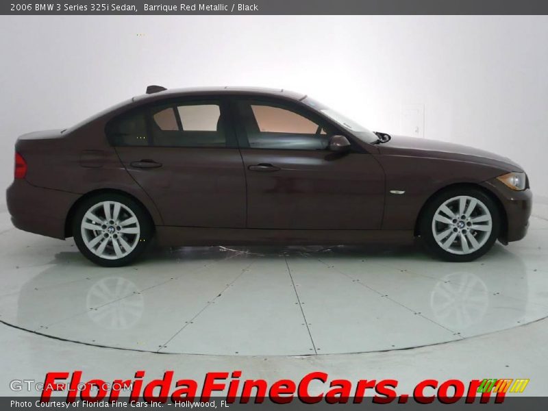 Barrique Red Metallic / Black 2006 BMW 3 Series 325i Sedan