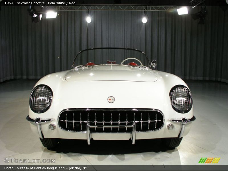 Polo White / Red 1954 Chevrolet Corvette