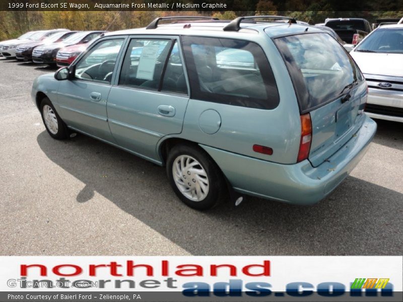 Aquamarine Frost Metallic / Medium Graphite 1999 Ford Escort SE Wagon