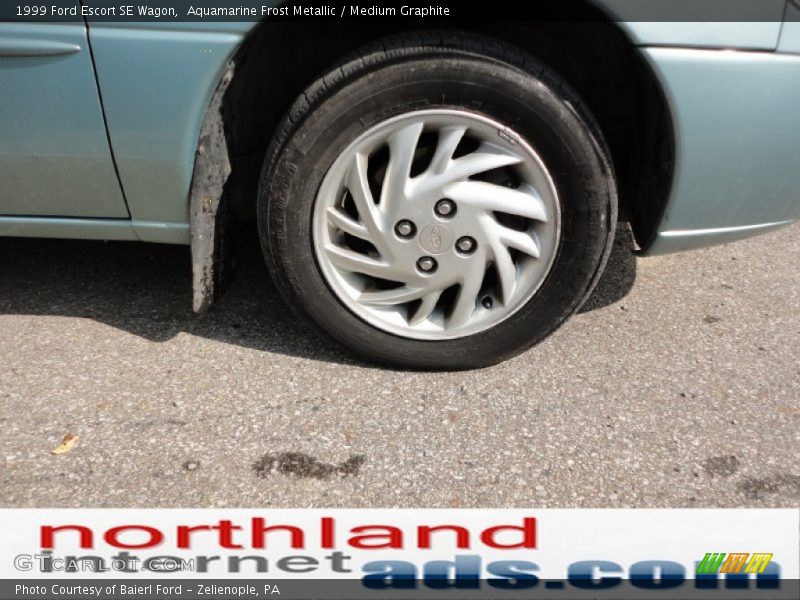 Aquamarine Frost Metallic / Medium Graphite 1999 Ford Escort SE Wagon