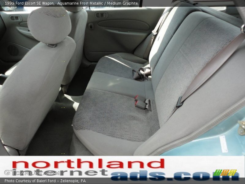 Aquamarine Frost Metallic / Medium Graphite 1999 Ford Escort SE Wagon