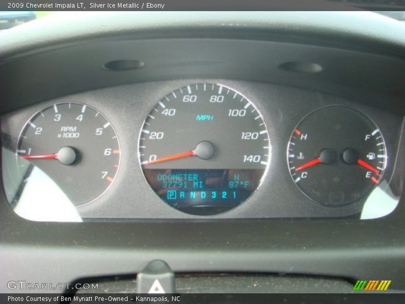 Silver Ice Metallic / Ebony 2009 Chevrolet Impala LT