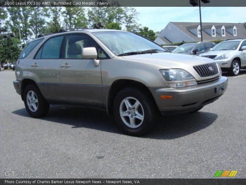 Burnished Gold Metallic / Ivory 2000 Lexus RX 300 AWD