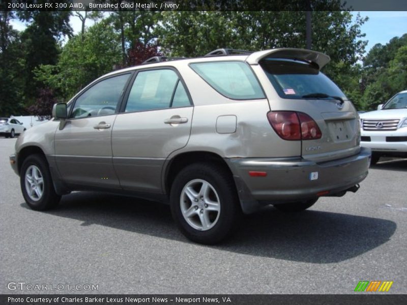 Burnished Gold Metallic / Ivory 2000 Lexus RX 300 AWD