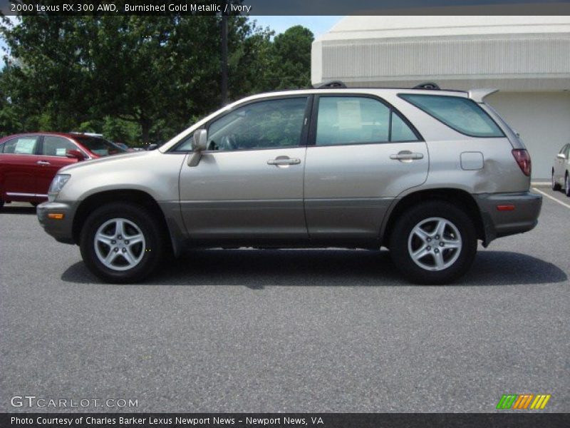 Burnished Gold Metallic / Ivory 2000 Lexus RX 300 AWD