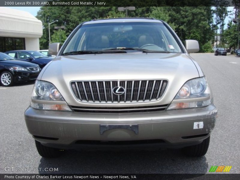 Burnished Gold Metallic / Ivory 2000 Lexus RX 300 AWD