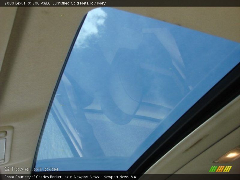 Burnished Gold Metallic / Ivory 2000 Lexus RX 300 AWD