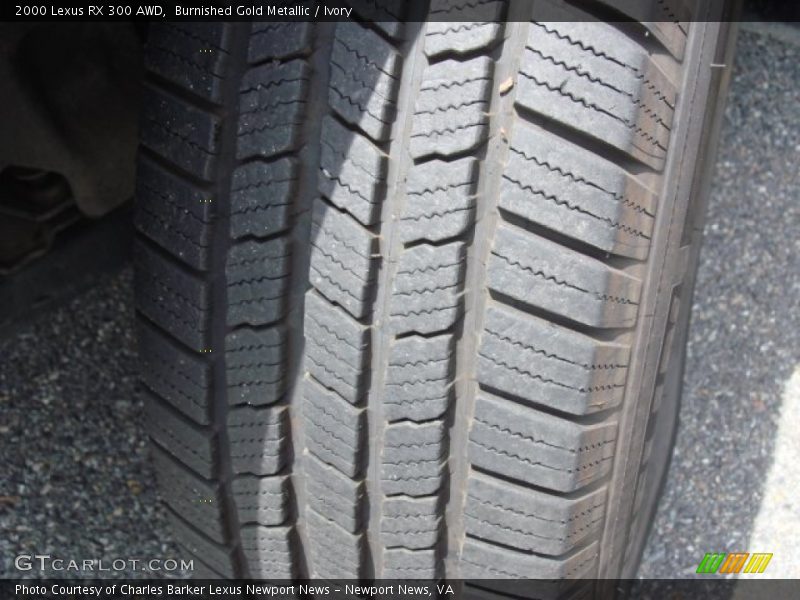 Burnished Gold Metallic / Ivory 2000 Lexus RX 300 AWD