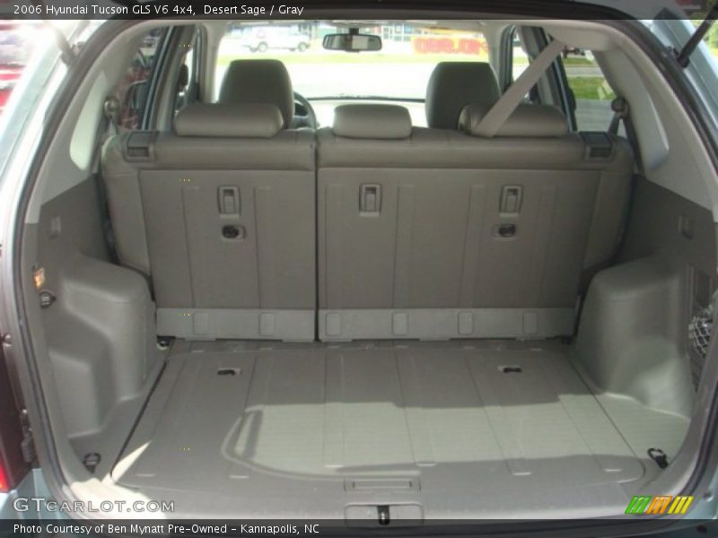 Desert Sage / Gray 2006 Hyundai Tucson GLS V6 4x4