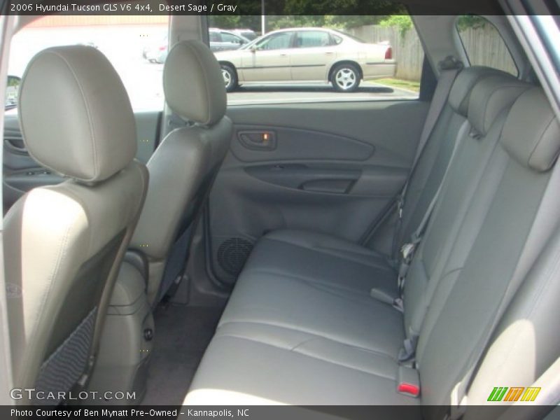 Desert Sage / Gray 2006 Hyundai Tucson GLS V6 4x4