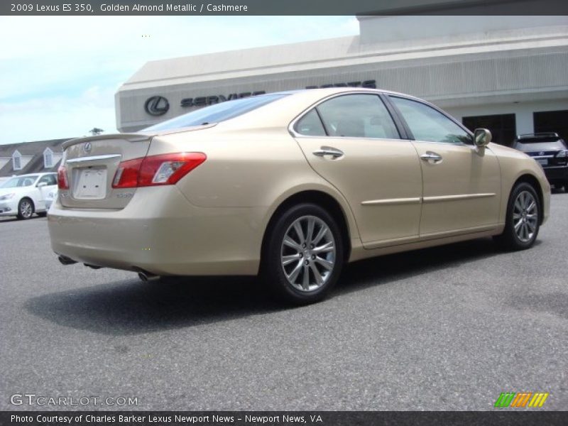 Golden Almond Metallic / Cashmere 2009 Lexus ES 350