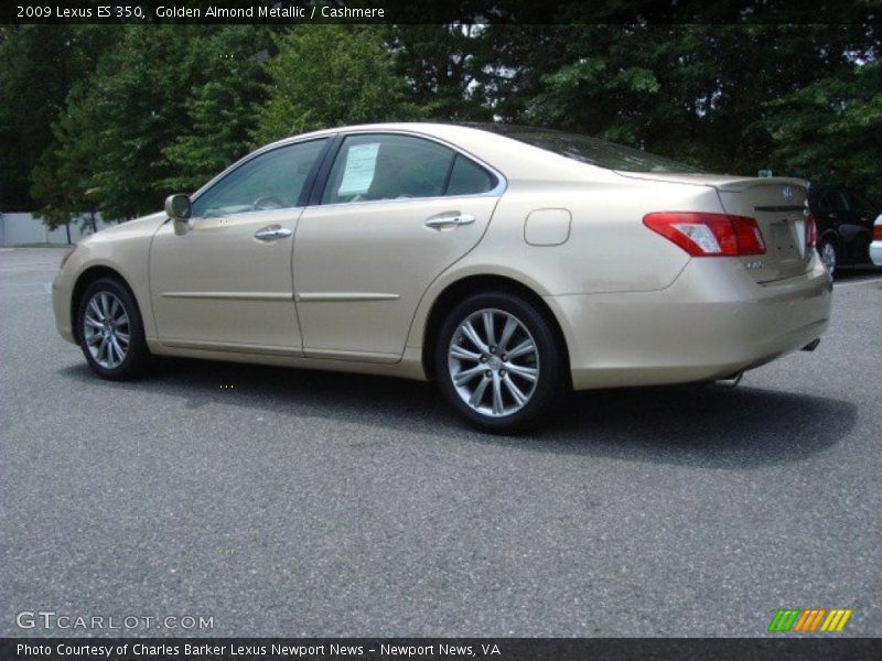 Golden Almond Metallic / Cashmere 2009 Lexus ES 350