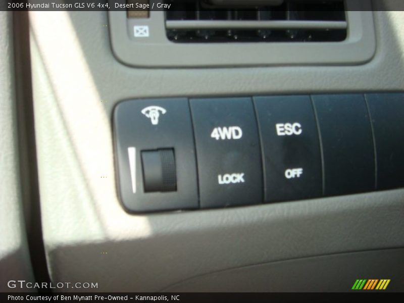 Desert Sage / Gray 2006 Hyundai Tucson GLS V6 4x4