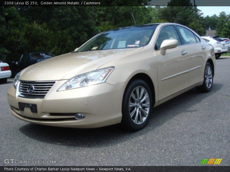 Golden Almond Metallic / Cashmere 2009 Lexus ES 350