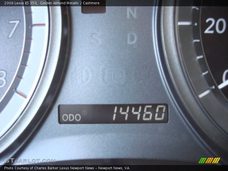 Golden Almond Metallic / Cashmere 2009 Lexus ES 350
