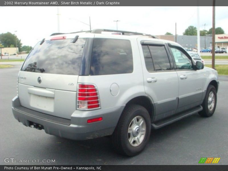 Silver Birch Metallic / Dark Graphite 2002 Mercury Mountaineer AWD