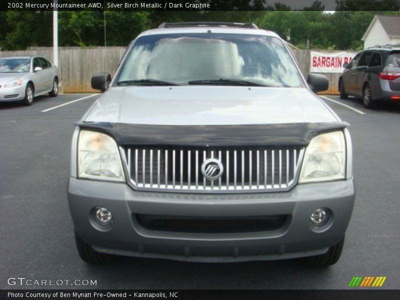 Silver Birch Metallic / Dark Graphite 2002 Mercury Mountaineer AWD