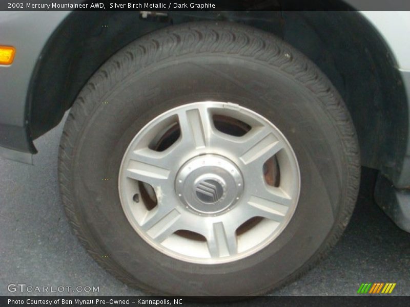 Silver Birch Metallic / Dark Graphite 2002 Mercury Mountaineer AWD
