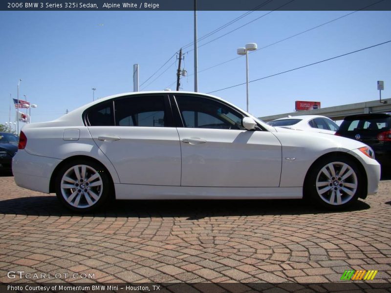 Alpine White / Beige 2006 BMW 3 Series 325i Sedan