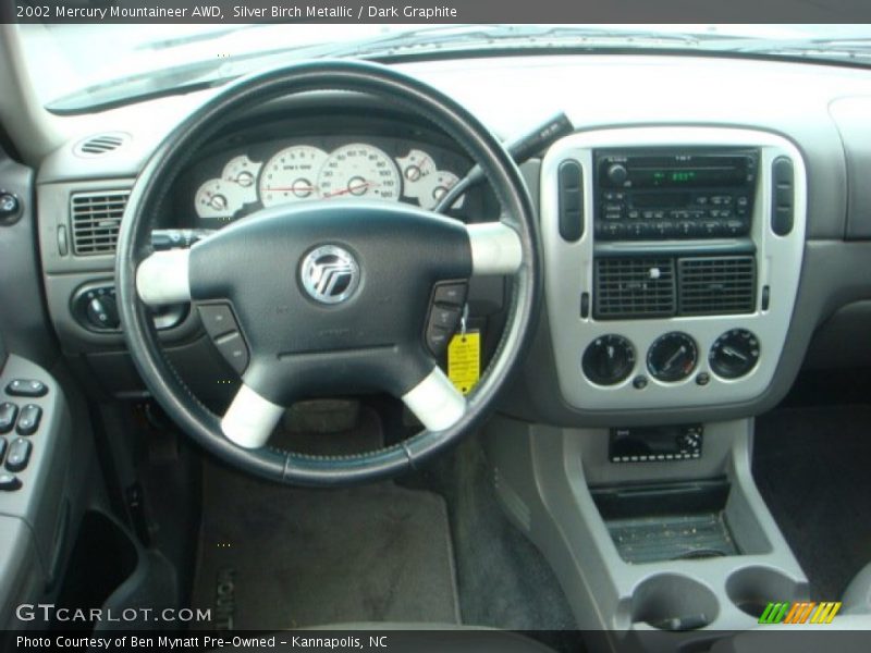 Silver Birch Metallic / Dark Graphite 2002 Mercury Mountaineer AWD