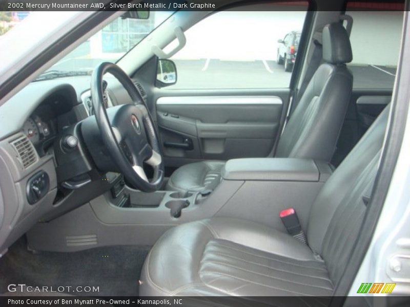 Silver Birch Metallic / Dark Graphite 2002 Mercury Mountaineer AWD