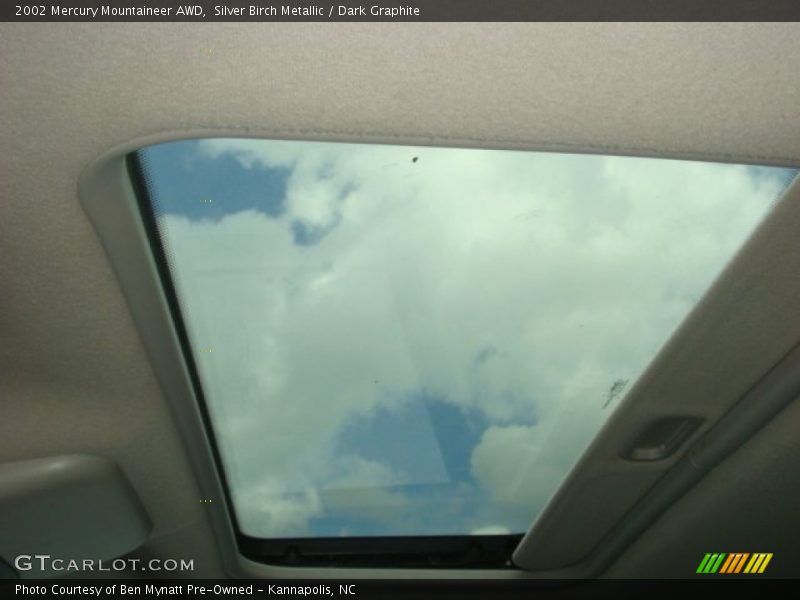 Silver Birch Metallic / Dark Graphite 2002 Mercury Mountaineer AWD